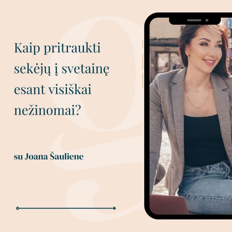 Joana Šaulienė gomama podcast